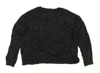 F&F Womens Black   Pullover Sweatshirt Size 16