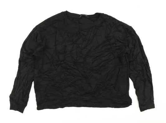 F&F Womens Black   Pullover Sweatshirt Size 16