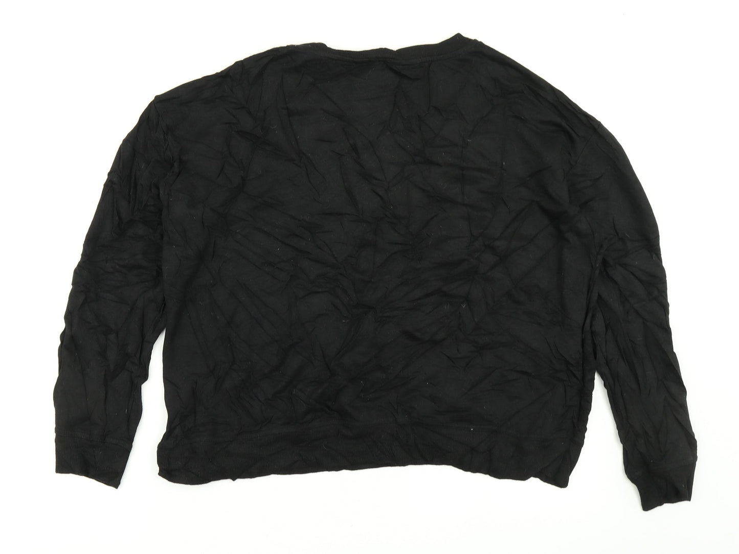 F&F Womens Black   Pullover Sweatshirt Size 16