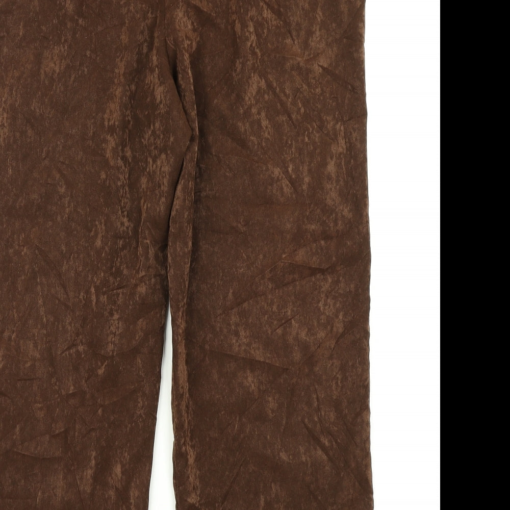 Miss Sukkmani Womens Brown   Trousers  Size 36 in L28 in