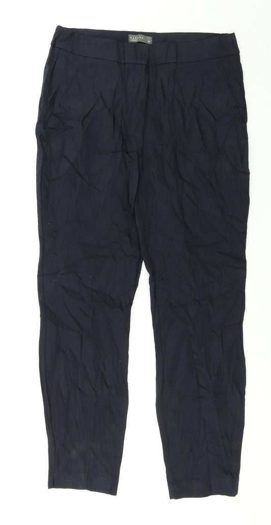Papaya Womens Blue   Dress Pants Trousers Size 12 L25 in