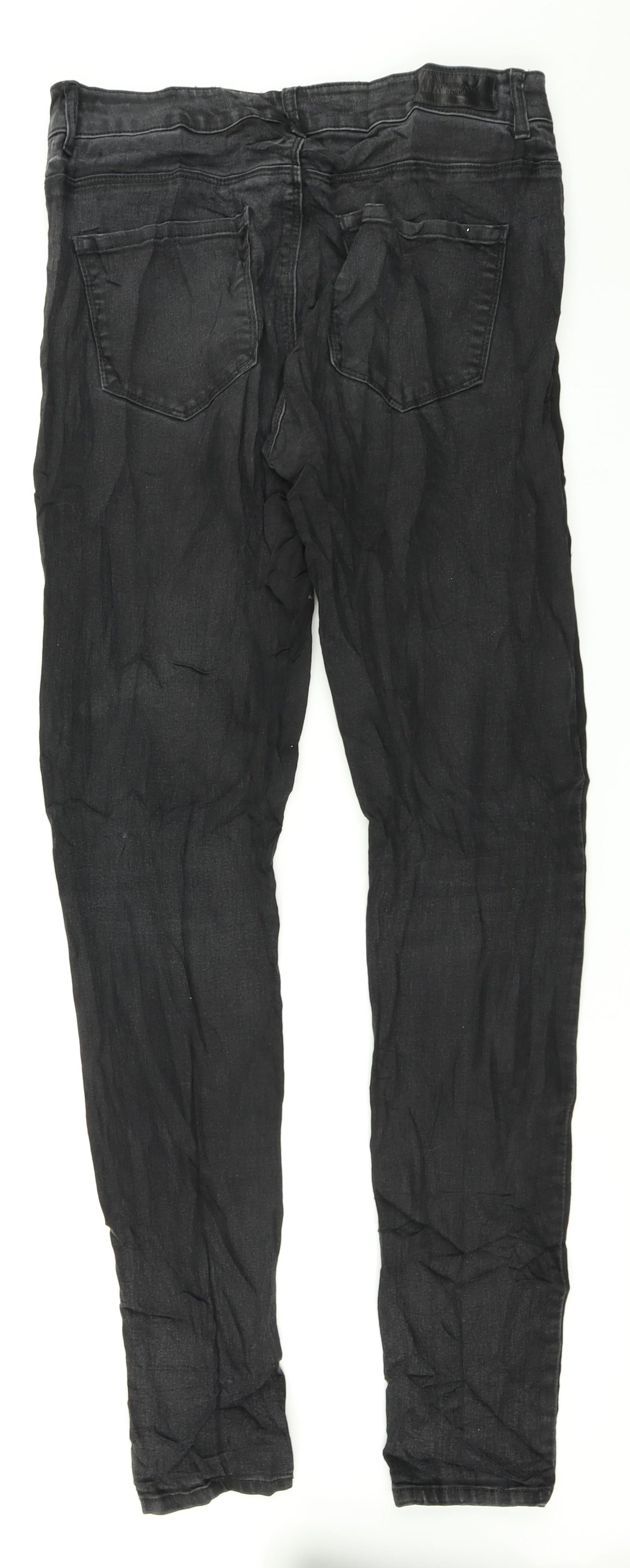 VERO MODA Womens Black  Denim Skinny Jeans Size 34 L32 in