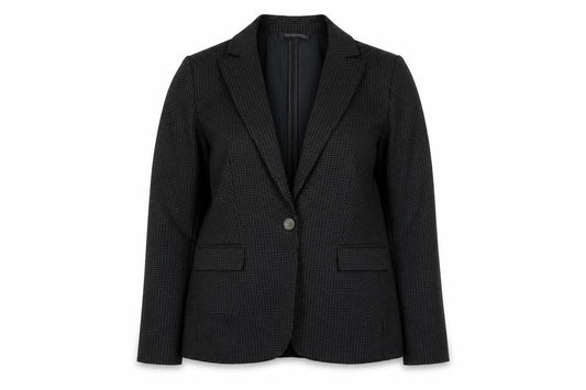 Marks & Spencer Collection Womens Black Spotted  Jacket Blazer Size 14