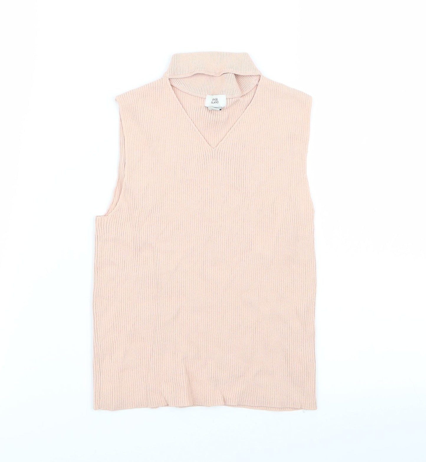 River Island Girls Pink   Basic Tank Size 7-8 Years