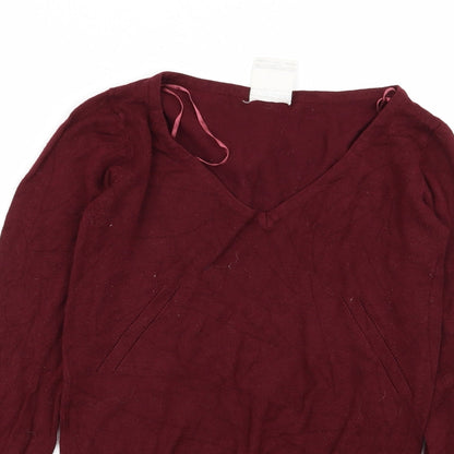 Pull&Bear Womens Red   Pullover Jumper Size S