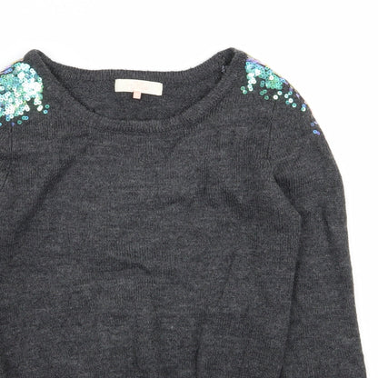 Miso Womens Grey   Pullover Jumper Size 8
