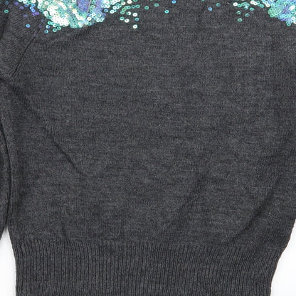 Miso Womens Grey   Pullover Jumper Size 8