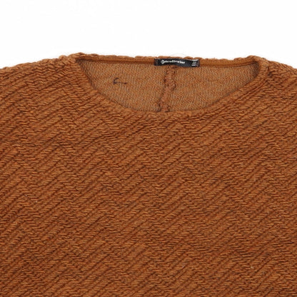 Stradivarius Womens Brown   Pullover Jumper Size S