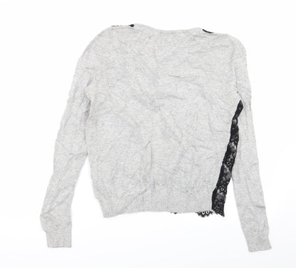 Topshop Womens Multicoloured Floral  Pullover Jumper Size 8