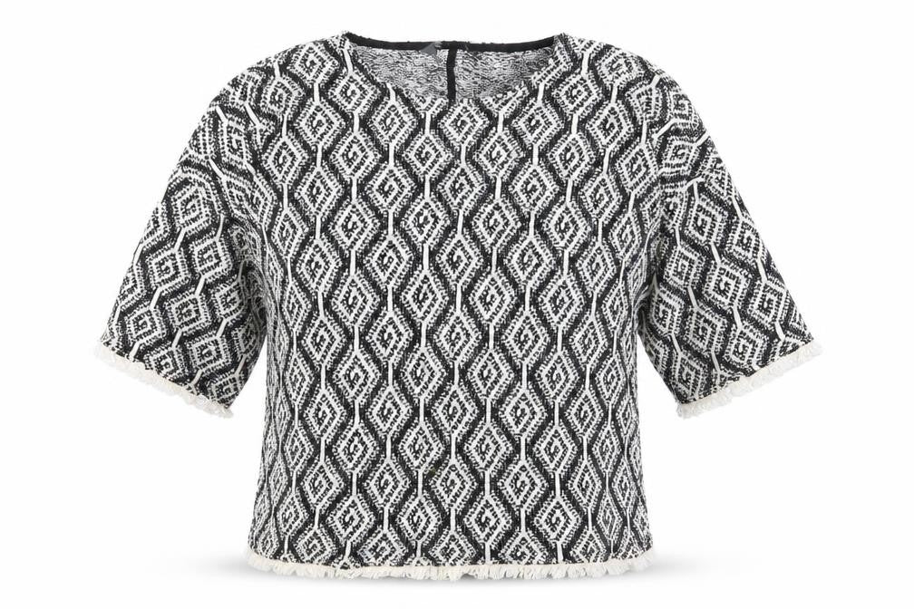 Preworn Womens Multicoloured Geometric  Pullover Jumper Size 16