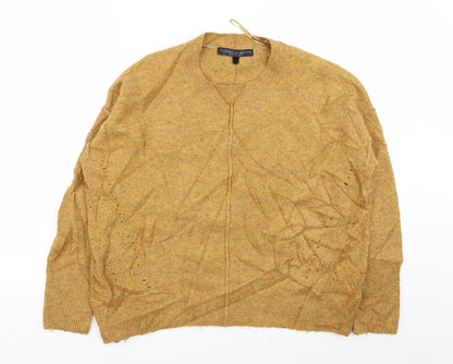 topshop  Womens Brown   Pullover Jumper Size 6