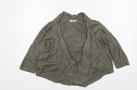 M&S Womens Grey   Cardigan Jumper Size 14