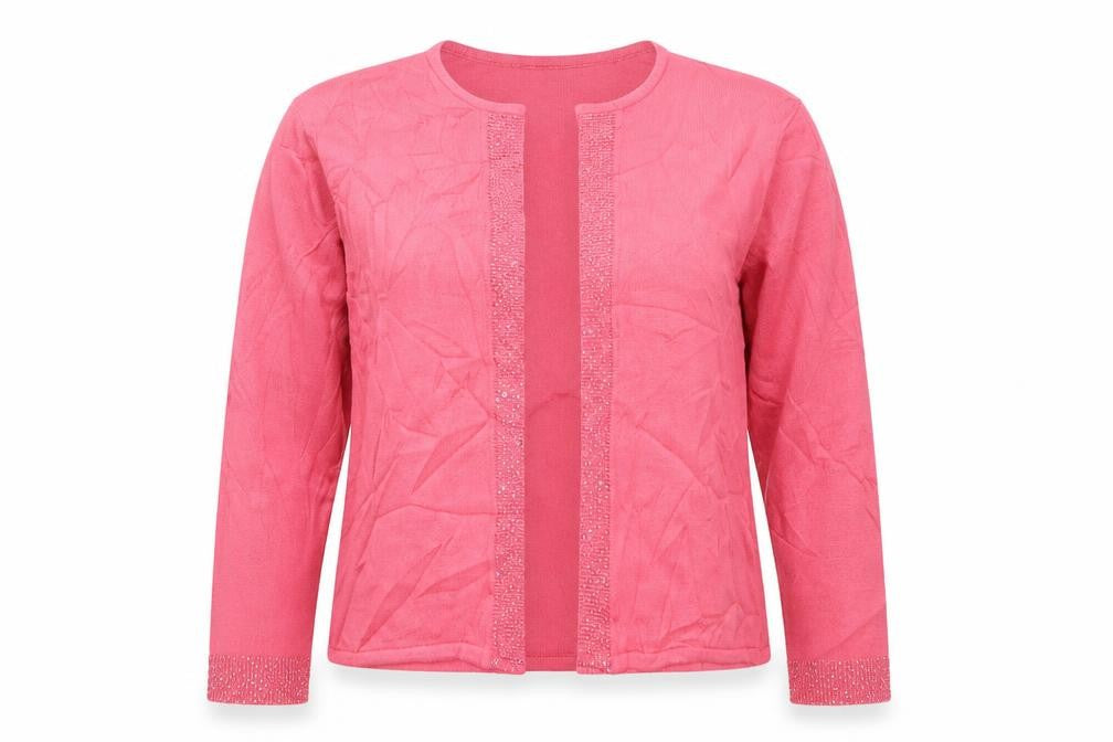 Viz-A-Viz Womens Pink   Cardigan Jumper Size 14
