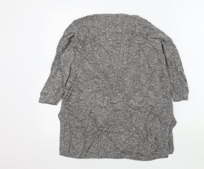 New Look Womens Grey   Henley Jumper Size 12