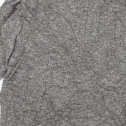 New Look Womens Grey   Henley Jumper Size 12