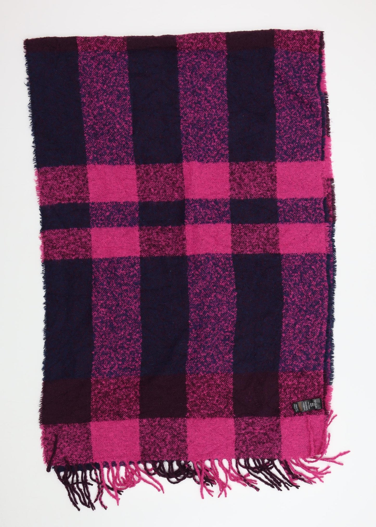 Yours Womens Pink Check   Scarf