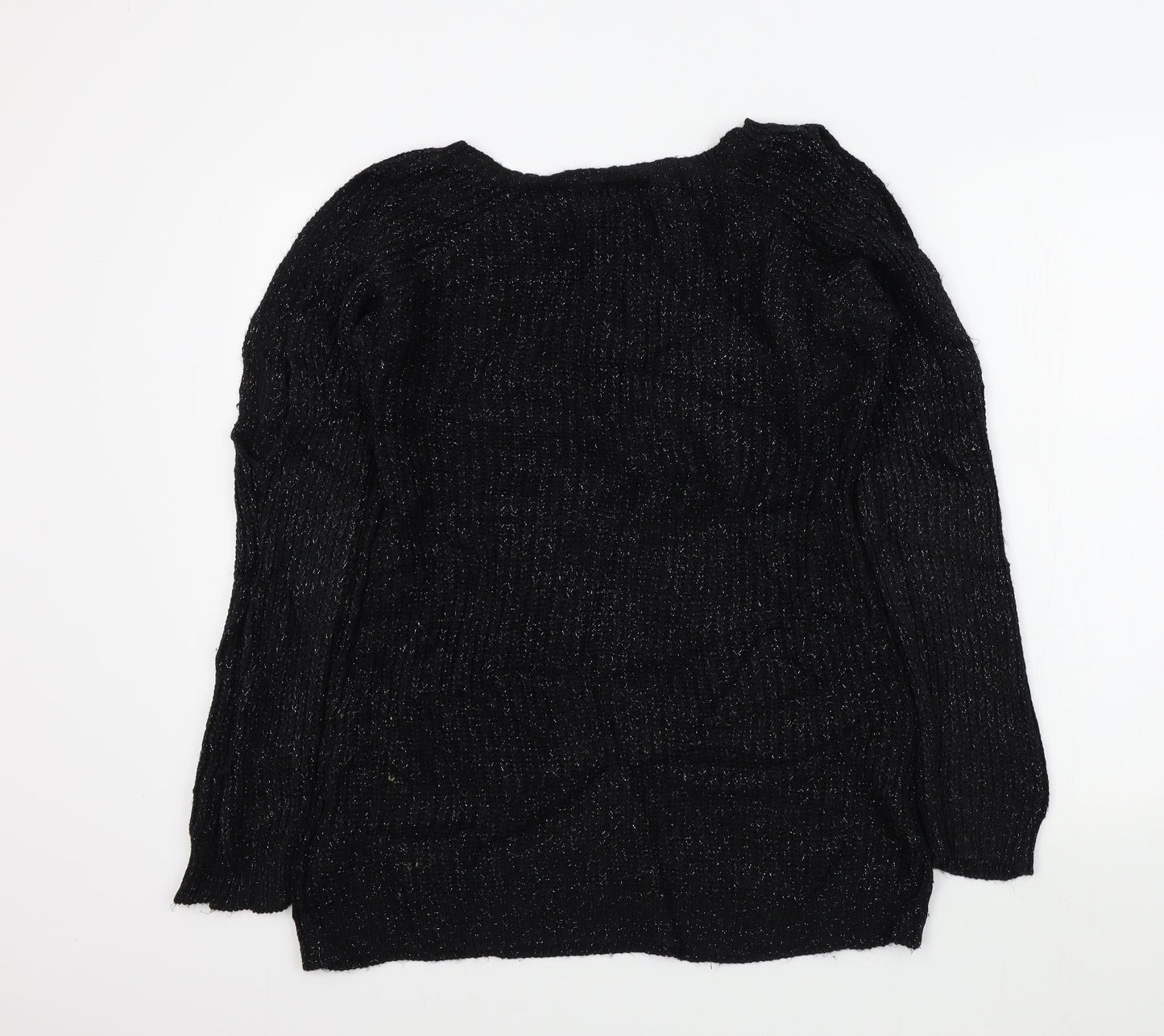 qud london Womens Black   Pullover Jumper Size M