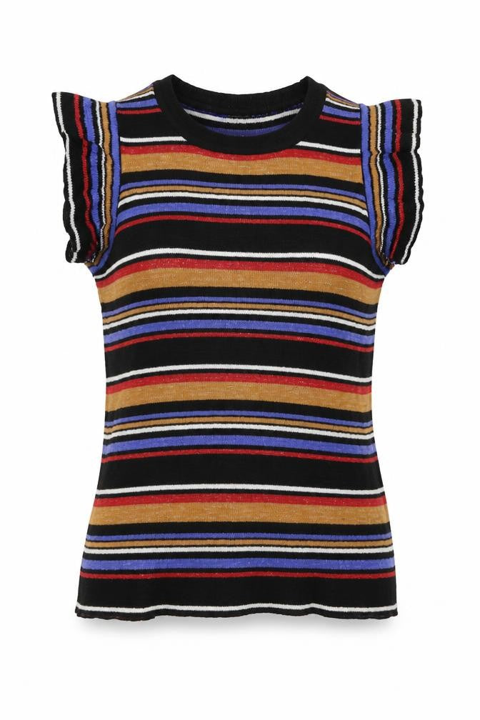 Next Womens Multicoloured Striped  Pullover Jumper Size 10