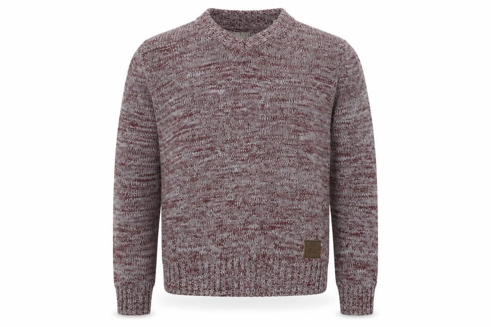 solid Mens Purple   Pullover Jumper Size L