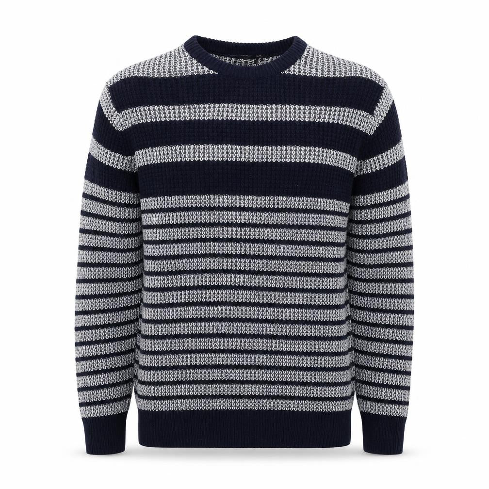 Primark Mens Blue Striped  Pullover Jumper Size S