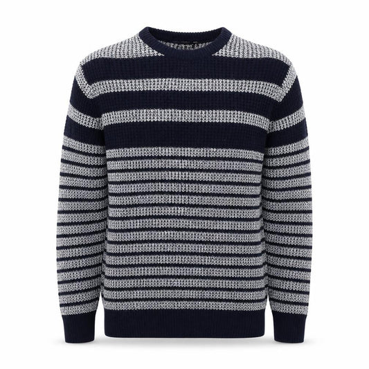 Primark Mens Blue Striped  Pullover Jumper Size S