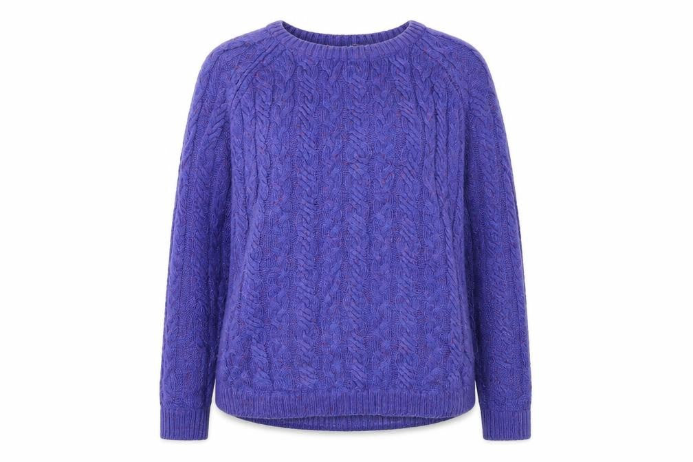 Bonmarché Womens Blue Pullover Jumper Size M