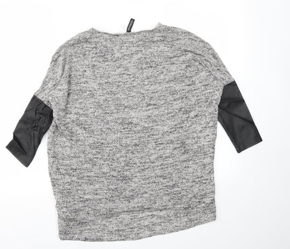 H&M Womens Grey   Pullover Jumper Size XS