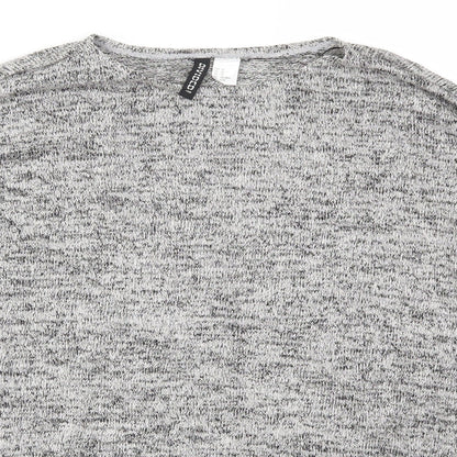 H&M Womens Grey   Pullover Jumper Size XS