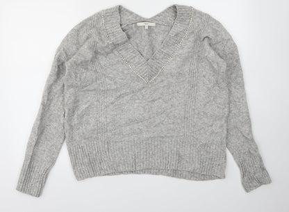 Next Womens Grey   Pullover Jumper Size M