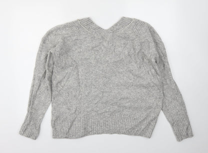 Next Womens Grey   Pullover Jumper Size M