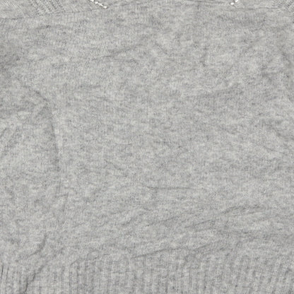 Next Womens Grey   Pullover Jumper Size M