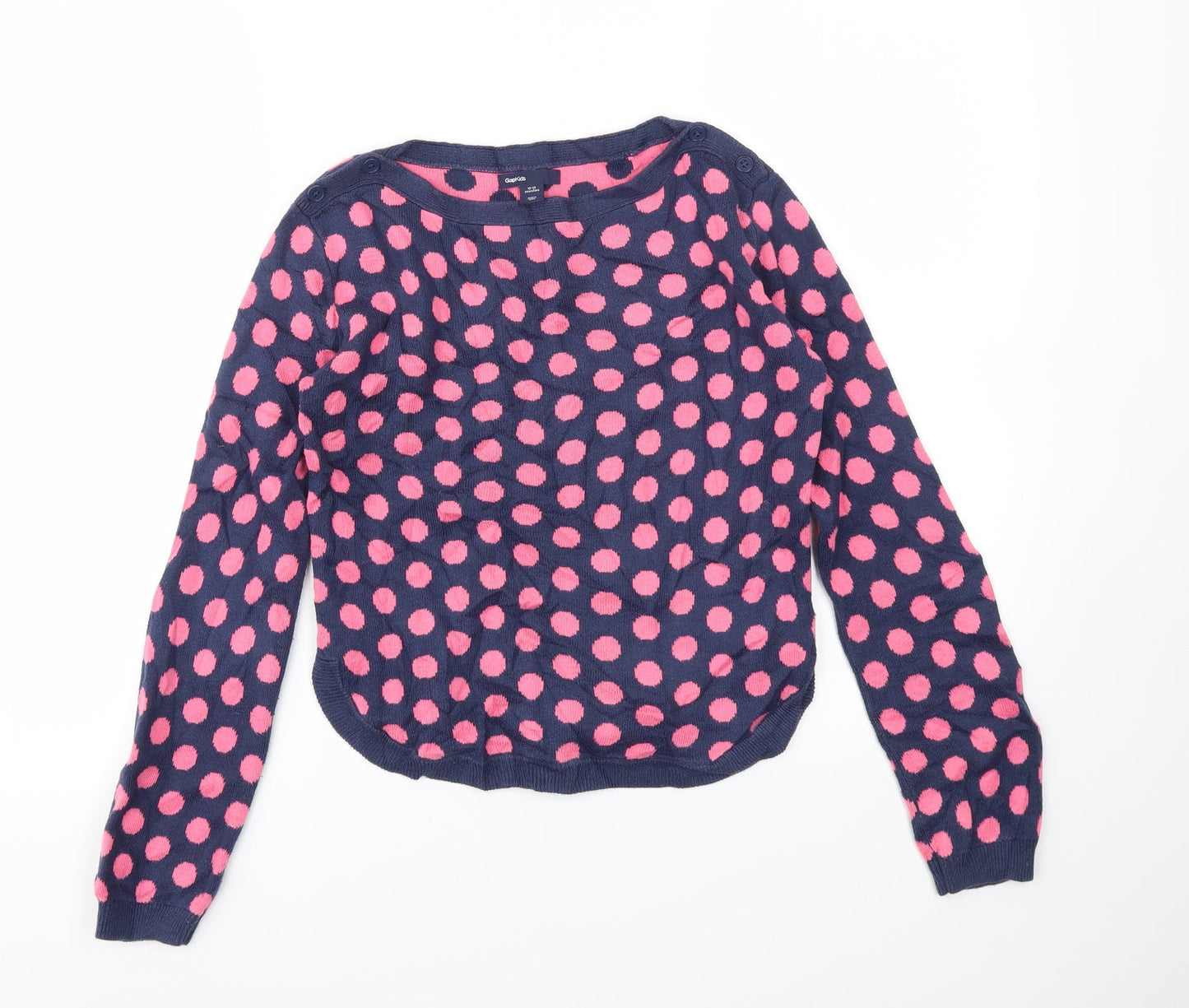 Gap Girls Multicoloured Striped  Pullover Jumper Size 12-13 Years