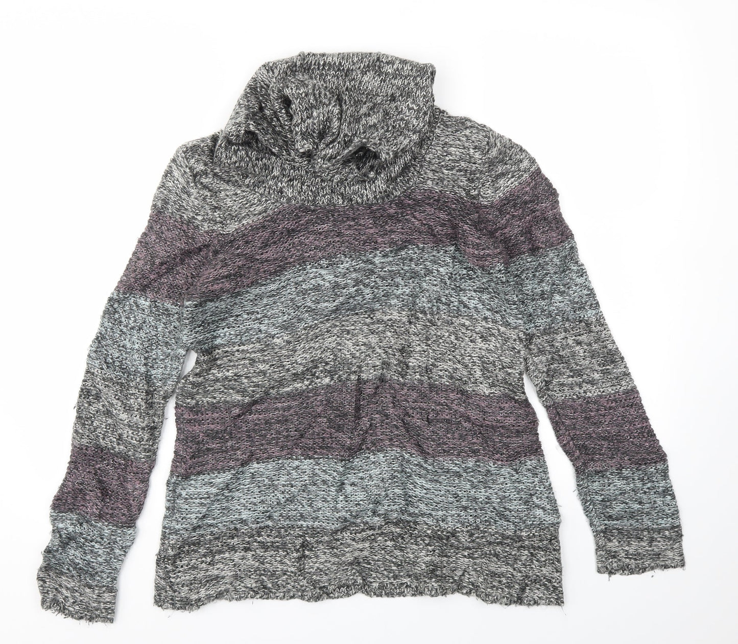 TU Womens Multicoloured Striped  Pullover Jumper Size 14