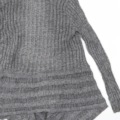 Bonmarché Womens Grey Cardigan Jumper Size S