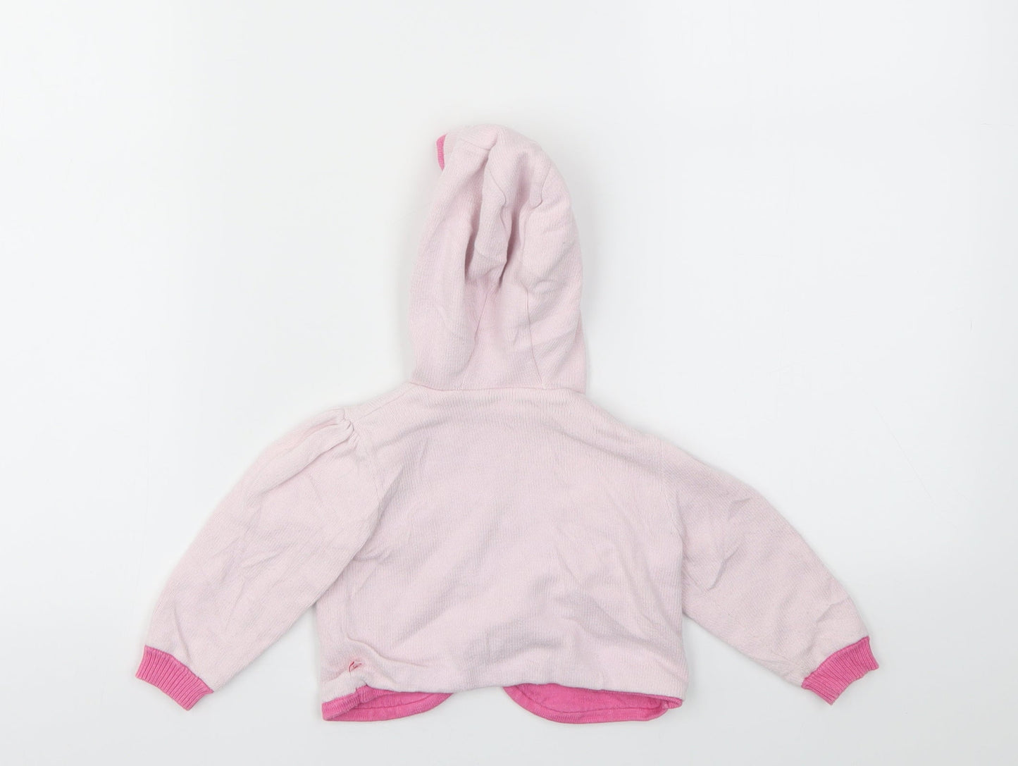 TU Girls Pink Floral  Cardigan Jumper Size 6-9 Months