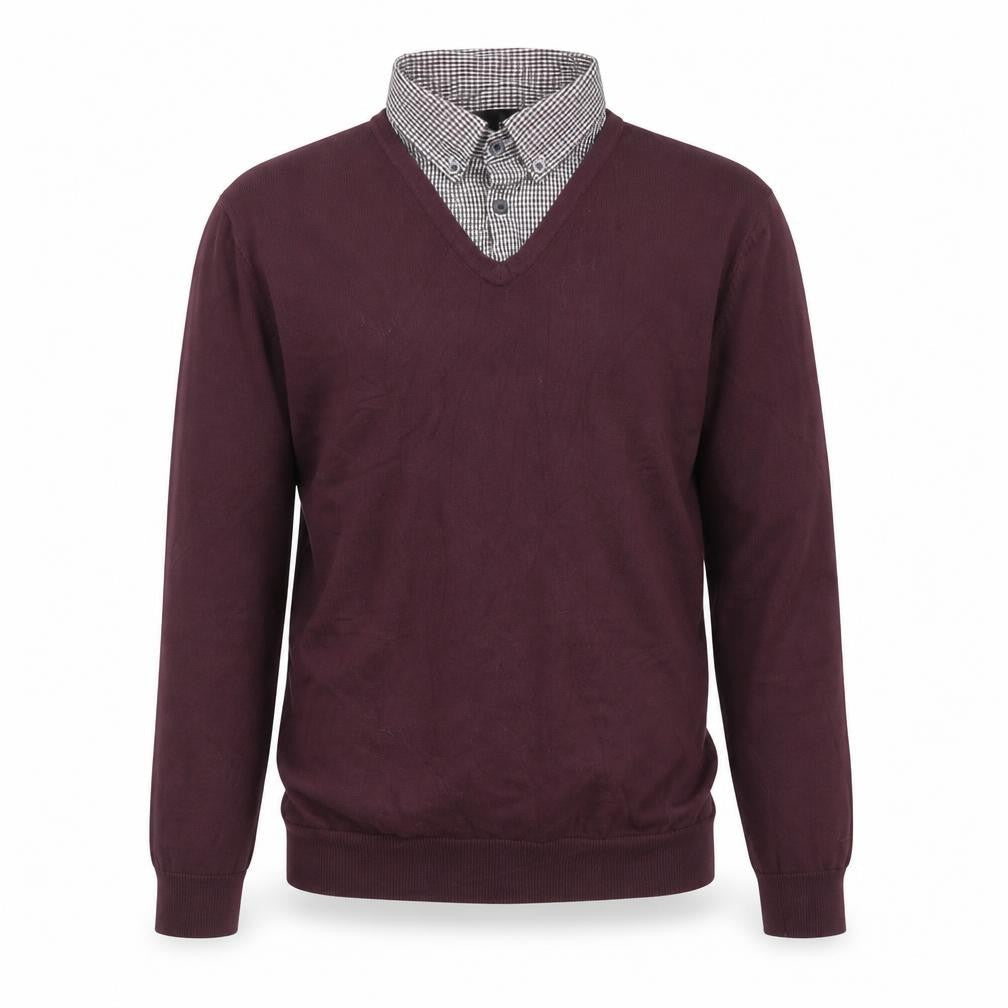 F&F Mens Purple   Pullover Sweatshirt Size XS