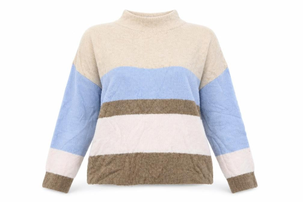 NEXT Womens Multicoloured Striped  Pullover Sweatshirt Size L
