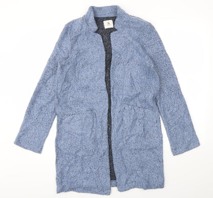 Tu Womens Blue   Overcoat Coat Size S