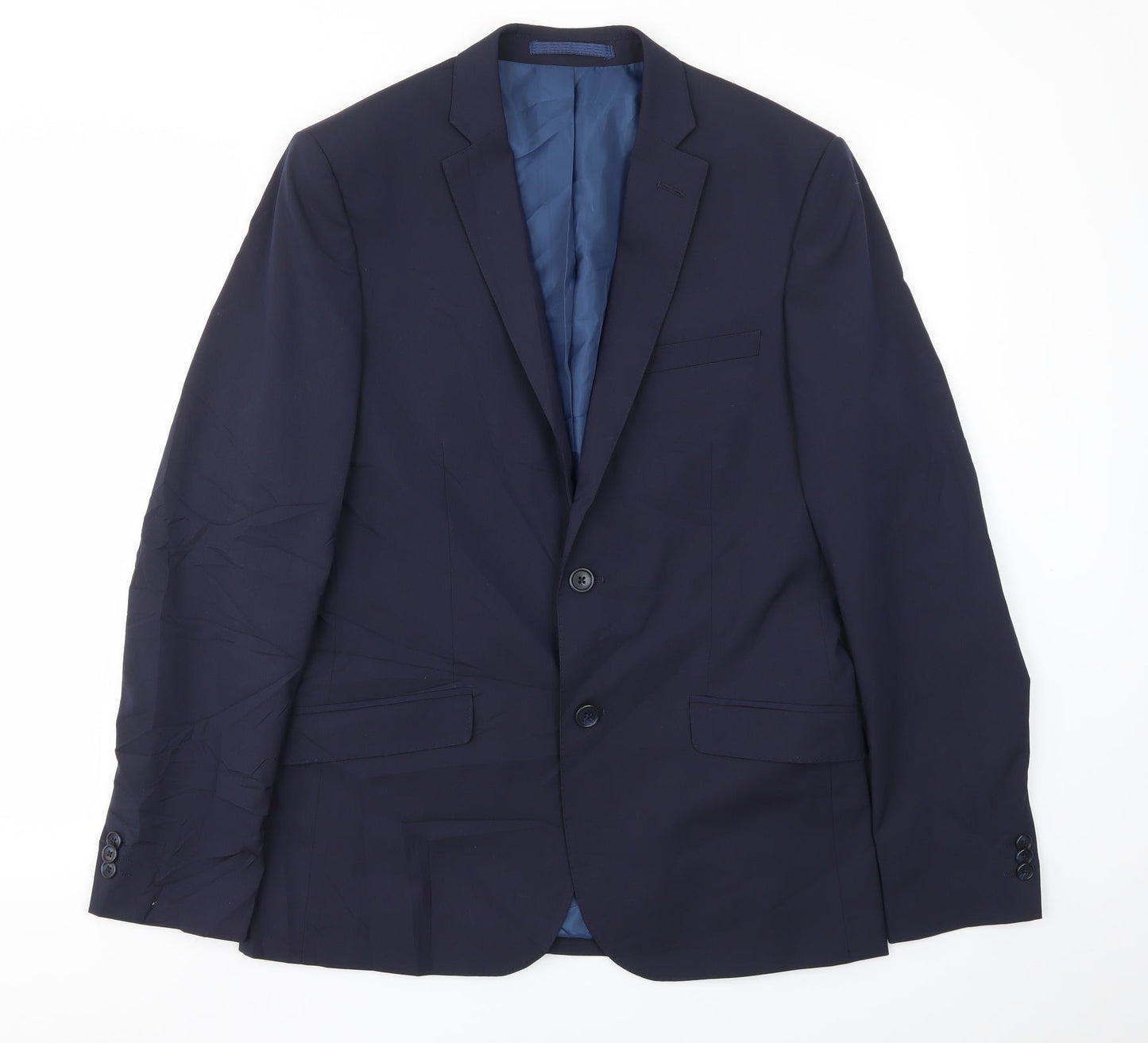 M&S Mens Blue   Jacket Blazer Size 38