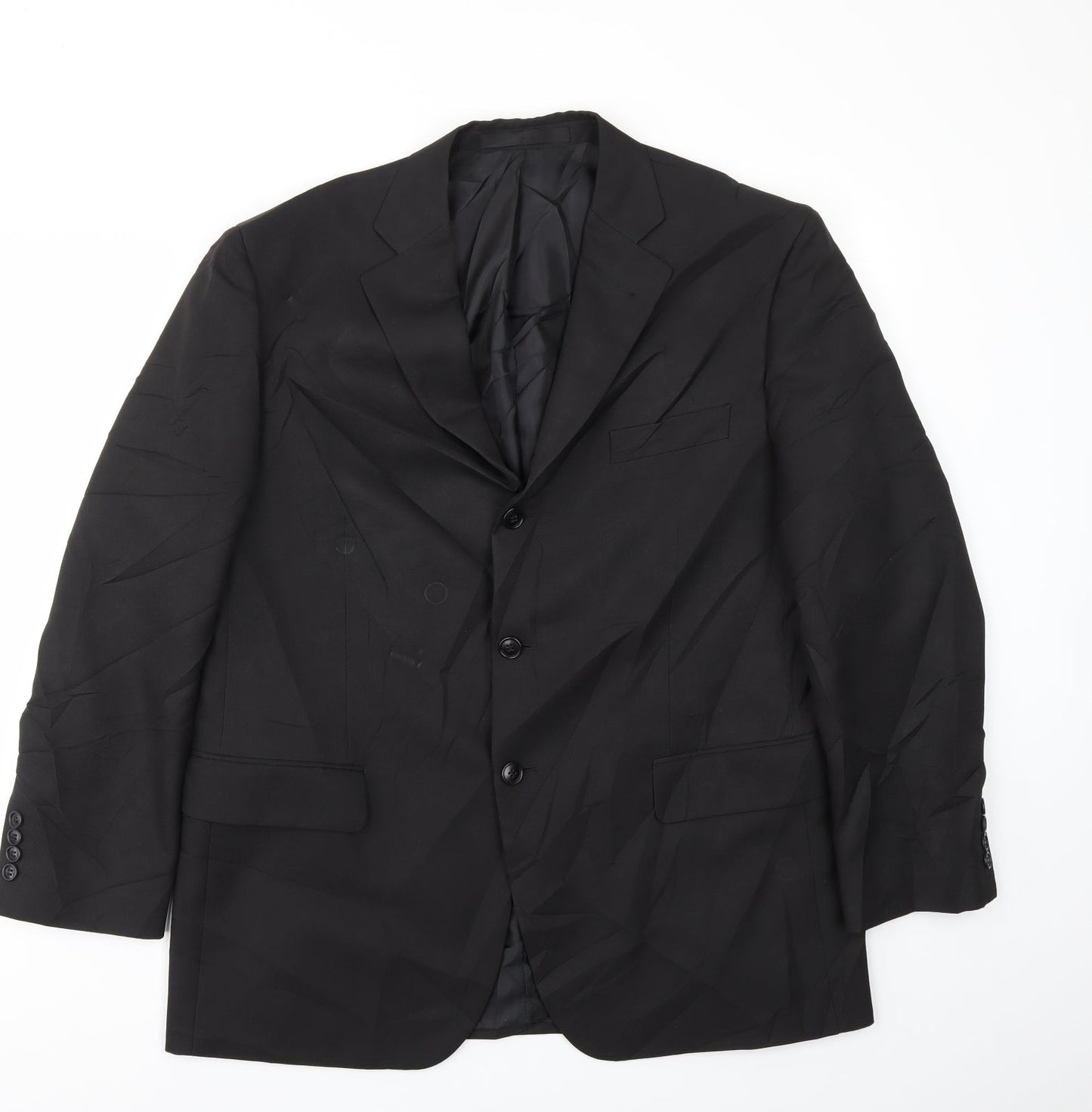M&S Mens Black   Jacket Blazer Size 42