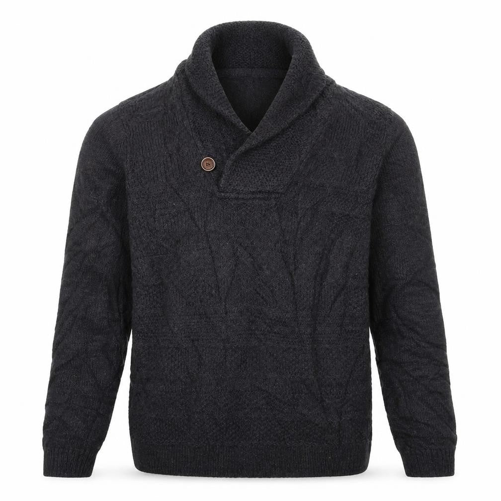 River Island Mens Grey  Knit Pullover Jumper Size S