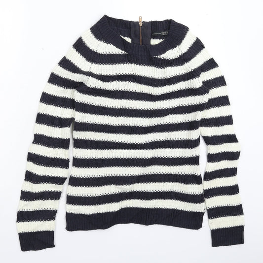 Atmosphere Womens Multicoloured Striped Knit Pullover Jumper Size 10