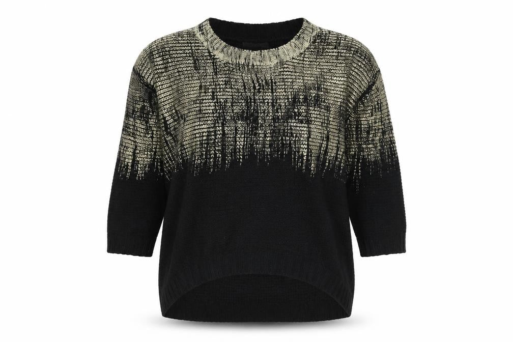 So Sweet Womens Black  Knit Pullover Jumper Size 2XL