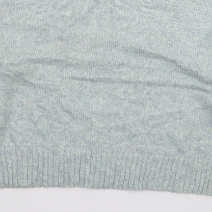 Next Womens Grey  Knit Pullover Jumper Size M
