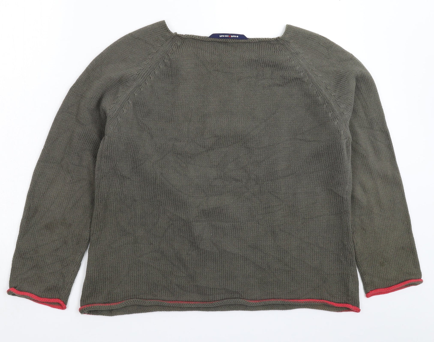 East Coast Womens Grey  Knit Pullover Jumper Size 12