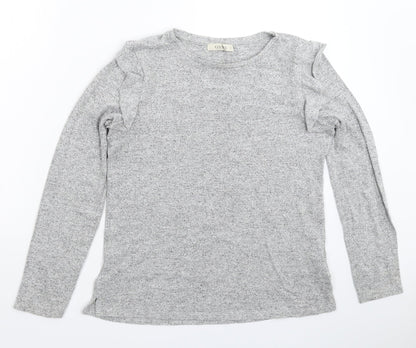 Oasis Womens Grey  Knit Pullover Jumper Size M