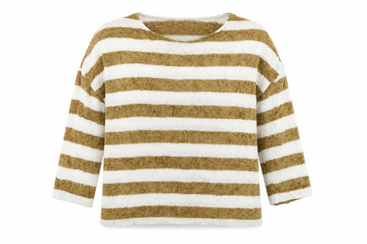 Tu Womens Multicoloured Striped Knit Pullover Jumper Size 8
