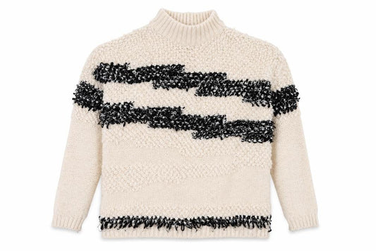 Tu Womens White  Knit Pullover Jumper Size 10