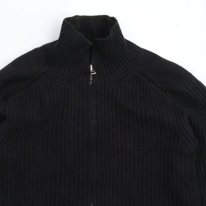 Full Circle Womens Black  Knit Jacket Coatigan Size L