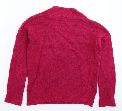 Next Womens Pink  Knit Pullover Jumper Size S